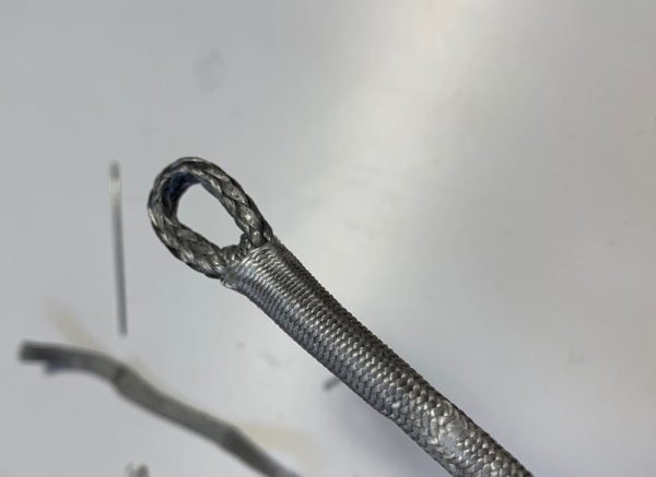 A Tuck Splice in Rooster’s ‘Zero Pro Finish Dyneema® – Simples
