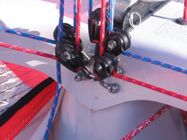 Ronstan Orbit Lashing Blocks and Attachment Methods